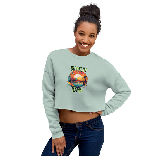 Brooklyn Mama - Crop Sweatshirt